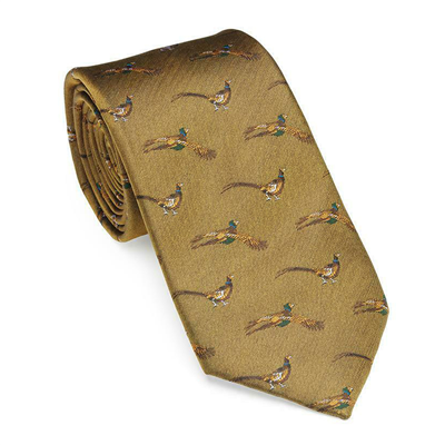 Laksen Pheasant Fly-By Tie - Gorse
